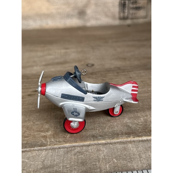 Hallmark Keepsake Ornament Kiddie Car Classics Murray Airplane #3 in series 1996 - Picture 6 of 10